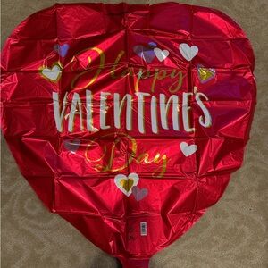 Red Heart Valentine's Day Balloon